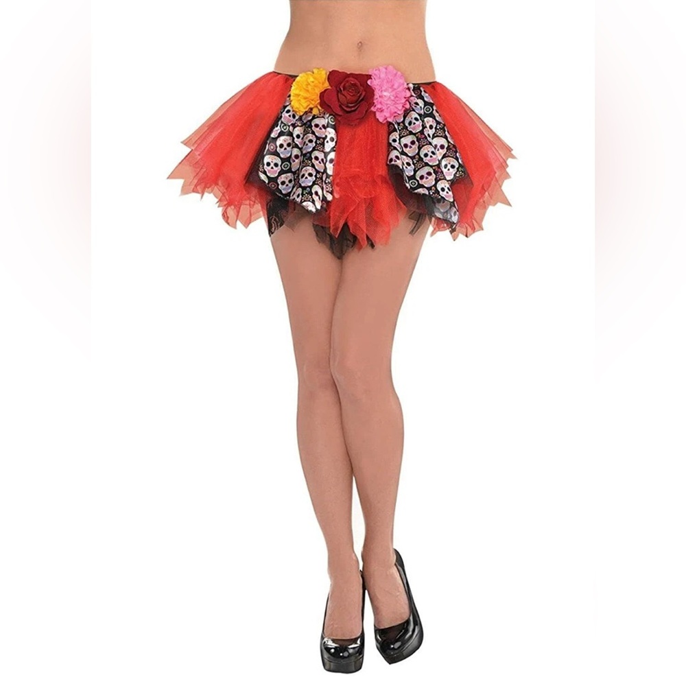Day Of The Dead Halloween Skirt